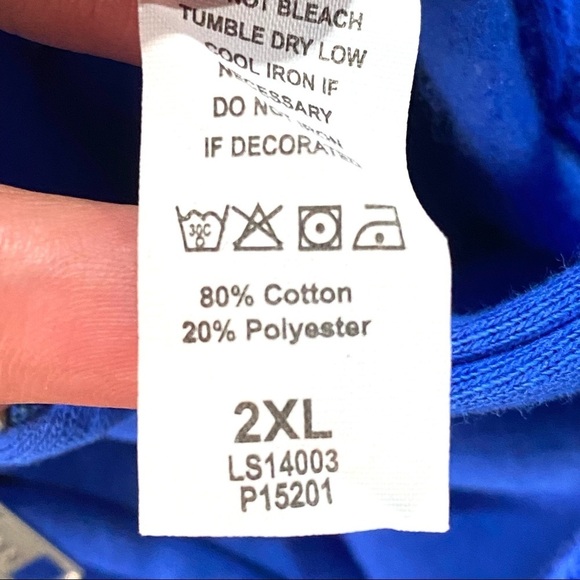 Lane Seven Men's Zip Up Hoodie w/ Back Print - 2XL - Picture 4 of 5